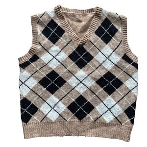 Argyle Martin core sweater vest